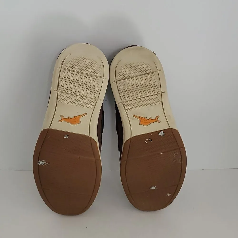 Tommy Bahama Arlington Boat Brown Leather Shoes Men’s Sz 11.5 M